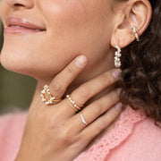 Boucles oreilles plaque or eudes